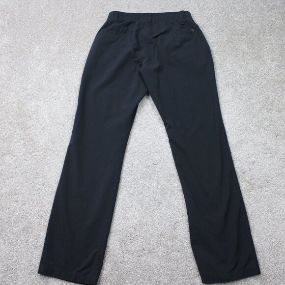 Under Armour Pants Mens 30x32 Black UA Golf Match Play Vented Loose Fit Straight - Picture 6 of 13